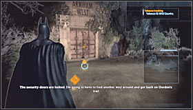 Once again you'll have to follow the trail, however this time DNA samples are going to be easier to spot - Walkthrough - Arkham Island - Walkthrough - Batman: Arkham Asylum - Game Guide and Walkthrough