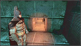 Follow the second tunnel to its end - Walkthrough - Medical Facility - part 1 - Walkthrough - Batman: Arkham Asylum - Game Guide and Walkthrough
