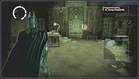 Watch out, because new inmates will storm through a nearby door and some of them will be carrying melee weapons, so it'll be easy to lose a lot of health points - Walkthrough - Arkham Mansion - part 2 - Walkthrough - Batman: Arkham Asylum - Game Guide and Walkthrough