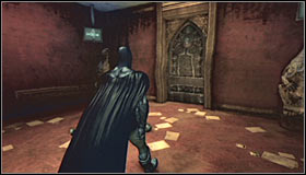 Remain where you are and make sure that you're using your detective mode - Walkthrough - Arkham Mansion - part 2 - Walkthrough - Batman: Arkham Asylum - Game Guide and Walkthrough