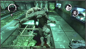 I would recommend that you focus on inflicting injuries to both mutants and not only one - Walkthrough - Botanical Gardens - part 3 - Walkthrough - Batman: Arkham Asylum - Game Guide and Walkthrough