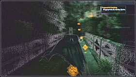 The final third opponent is patrolling the area beneath your current position - Walkthrough - Botanical Gardens - part 2 - Walkthrough - Batman: Arkham Asylum - Game Guide and Walkthrough