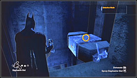 You'll have to make a jump towards a smaller platform from here - Walkthrough - Caves #2 - part 5 - Walkthrough - Batman: Arkham Asylum - Game Guide and Walkthrough
