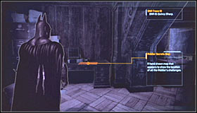 [#1] Secrets Map - Arkham Mansion - Collectibles - Arkham Mansion - part 1 - Collectibles - Batman: Arkham Asylum - Game Guide and Walkthrough