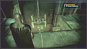 [#6] This fiendish puzzle literally appears out of thin air - Collectibles - Arkham Mansion - part 3 - Collectibles - Batman: Arkham Asylum - Game Guide and Walkthrough