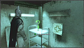 [#8] Location: Surgery Room (Medical Facility) - Collectibles - Medical Facility - part 3 - Collectibles - Batman: Arkham Asylum - Game Guide and Walkthrough