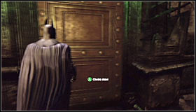 If you don't want to follow the same route, you can head to the door located in the corner of the room #1 - Locate the source of the sniper shot - Main story - Batman: Arkham City - Game Guide and Walkthrough