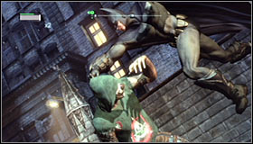 Regardless of the chosen method, you have to reach the Medical Center entrance - Locate the source of the sniper shot - Main story - Batman: Arkham City - Game Guide and Walkthrough