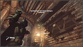 Start off by pressing the right trigger, thanks to which you will pass below the pipes #1 - Access the Sionis Steel Mill through the main chimney - Main story - Batman: Arkham City - Game Guide and Walkthrough