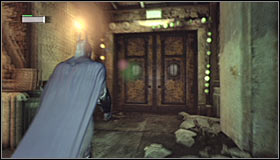 Choose the door in the north-west part of the Loading Bay (Death Ride) #1 - Save the doctor from Joker's thugs - Main story - Batman: Arkham City - Game Guide and Walkthrough