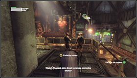 Use the nearest door leading to the further part of the Steel Mill #1, the Smelting Chamber - Save the doctor from Joker's thugs - Main story - Batman: Arkham City - Game Guide and Walkthrough