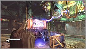 You will have to solve a puzzle in order to gain access into Joker's office - Break into Joker's office in the Loading Bay - Main story - Batman: Arkham City - Game Guide and Walkthrough