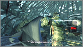 The overall strategy is very similar to the previous fights with Penguin's men - Disable Penguin's Final Communications Disruptor underground - Main story - Batman: Arkham City - Game Guide and Walkthrough