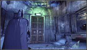 Head north and on your way you will come across one more weak wall #1 on which you have to use the explosive gel - Rescue remaining undercover GCPD officers in the Museum - Main story - Batman: Arkham City - Game Guide and Walkthrough
