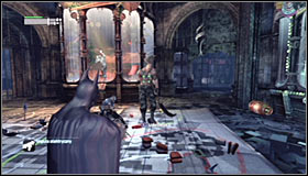 During the first part of the fight it's of course worth to take care of the normal enemies #1, at the same time avoiding the boss' attacks - Rescue remaining undercover GCPD officers in the Museum - Main story - Batman: Arkham City - Game Guide and Walkthrough