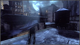 Soon you will be forced to reach the upper part of the roof #1 - Follow assassin using tracker device to locate Ra's al Ghul - Main story - Batman: Arkham City - Game Guide and Walkthrough