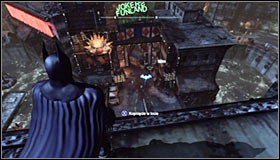 Before you is a well-known type of mission during which you will have to reach the assassin hideout by following the hints displayed on-screen - Follow assassin using tracer device to locate Ra's al Ghul - Main story - Batman: Arkham City - Game Guide and Walkthrough