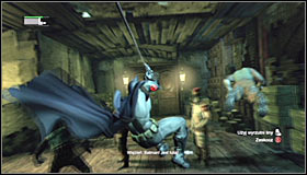 14 - Follow assassin using tracer device to locate Ra's al Ghul - Main story - Batman: Arkham City - Game Guide and Walkthrough