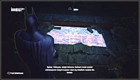 Wait for Batman to pull it together and approach the first gate - Follow assassin using tracer device to locate Ra's al Ghul - Main story - Batman: Arkham City - Game Guide and Walkthrough