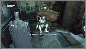 1 - Reconstruct video data from the Mechanical Guardian - Main story - Batman: Arkham City - Game Guide and Walkthrough