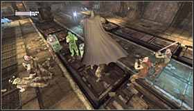 Leave the shielded enemies for the end #1, as considering their slow movement they will be easy to dodge during the fight - Return to the GCPD to deliver the blood of Ra's al Ghul to Mister Freeze - Main story - Batman: Arkham City - Game Guide and Walkthrough