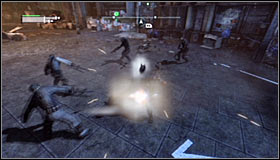 Note that the enemies are equipped with firearms, so you have to be very efficient at attacking and finishing them off #1 and use Smoke Pellet when things get ugly #2 - Interrogate Quincy Sharp for information on Hugo Strange - Main story - Batman: Arkham City - Game Guide and Walkthrough