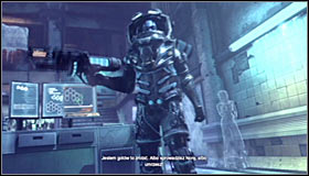 Head to the main room of the building #1 and approach Mister Freeze to initiate a conversation - Return to the GCPD to deliver the blood of Ra's al Ghul to Mister Freeze (part 2) - Main story - Batman: Arkham City - Game Guide and Walkthrough