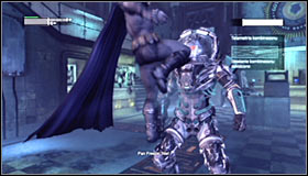 The third attack implies surprising Mister Freeze by attacking from one of the grates in the floor #1 - Defeat Mister Freeze - Main story - Batman: Arkham City - Game Guide and Walkthrough