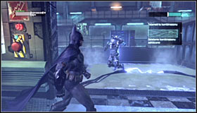The fourth attack is best led in the western room on the lowest level - Defeat Mister Freeze - Main story - Batman: Arkham City - Game Guide and Walkthrough