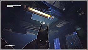 You have to be very careful here, as there's a sniper inside the adjacent room #1 - Locate Joker in the Steel Mill - Main story - Batman: Arkham City - Game Guide and Walkthrough