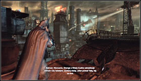 Head towards the exit from the partially destroyed Sionis Steel Mill #1 - Scan the TYGER helicopter to locate the Master Control Program - Main story - Batman: Arkham City - Game Guide and Walkthrough