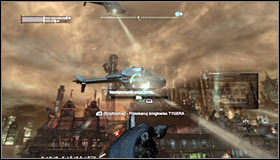 4 - Scan the TYGER helicopter to locate the Master Control Program - Main story - Batman: Arkham City - Game Guide and Walkthrough