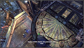 You have to quickly get out of the elevator, as the enemies on this level are expecting Batman's arrival and plan on opening fire when only the elevator open - Climb the observation deck to stop Protocol 10 - Main story - Batman: Arkham City - Game Guide and Walkthrough