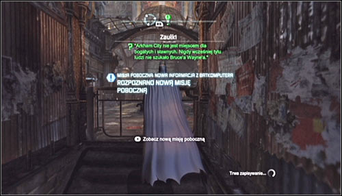 There are 12 side missions available in the game and in most cases you will be informed of the possibility to start a new one while you're playing through the main story (screen above) - Introduction - Side missions - Batman: Arkham City - Game Guide and Walkthrough