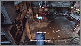 The second container can be found in the south-east part of Arkham City, in the Industrial District #1 - Fragile Alliance - p. 1 - Side missions - Batman: Arkham City - Game Guide and Walkthrough