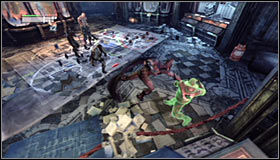 Detonating it will lead to a fight with a few Thugs, including a mini-boss Abramovici #2 - Fragile Alliance - p. 2 - Side missions - Batman: Arkham City - Game Guide and Walkthrough