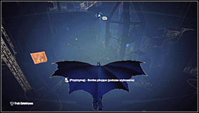 Just like with the other missions, you will now have to use the view of the bullet's trajectory and find where the shot was fired from #1 - Shot in the Dark - p. 1 - Side missions - Batman: Arkham City - Game Guide and Walkthrough