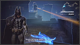 As you have probably guessed, you need to turn on the Evidence Scanner - Shot in the Dark - p. 1 - Side missions - Batman: Arkham City - Game Guide and Walkthrough
