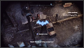 The body is in the western part of the park, nearby the wall separating Arkham City from the rest of the world #1 - Shot in the Dark - p. 1 - Side missions - Batman: Arkham City - Game Guide and Walkthrough
