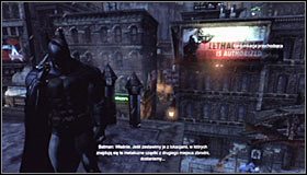 Follow the game's suggestion and turn on the Evidence Scanner - Shot in the Dark - p. 1 - Side missions - Batman: Arkham City - Game Guide and Walkthrough
