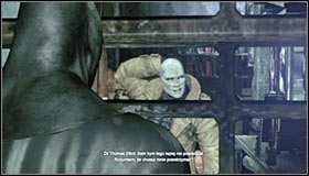 A cutscene will play during which you will listen to the journal #1 and meet doctor Thomas Elliot #2, the man who has stolen Bruce Wayne's identity - Identity Theft - Side missions - Batman: Arkham City - Game Guide and Walkthrough