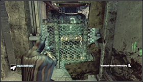 In the distance you should see a question mark, but a steel plate is blocking the path - Enigma Conundrum (riddles 10-15) - Side missions - Batman: Arkham City - Game Guide and Walkthrough