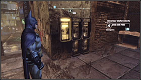 You will be informed of the possibility to approach this mission as you're travelling through Arkham City, a prompt saying that a ringing phone has been detected in the area will appear #1 - Cold Call Killer - Side missions - Batman: Arkham City - Game Guide and Walkthrough