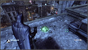 After planting three charges, return to where the cage is - Batman trophies (15-24) - Park Row - Batman: Arkham City - Game Guide and Walkthrough