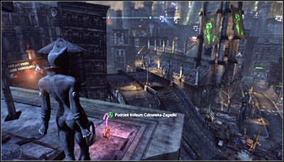 The Trophy can be found on the roof of the building, right beside the big billboard to be precise (screen above) - Catwoman trophies - Park Row - Batman: Arkham City - Game Guide and Walkthrough