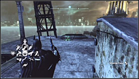 Search for the pressure plate nearby the Trophy cage and stand on it #1 - Batman trophies (19-28) - Amusement Mile - Batman: Arkham City - Game Guide and Walkthrough