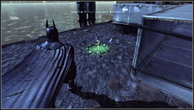 Now you just need to lead the Batarang into the second interactive question mark #1 - Batman trophies (29-37) - Amusement Mile - Batman: Arkham City - Game Guide and Walkthrough