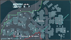 The assumption of this puzzle is activating three different pressure plates without touching any other environment elements or the ground - Batman trophies (29-37) - Amusement Mile - Batman: Arkham City - Game Guide and Walkthrough