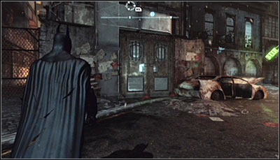 The second building is Zsasz's hideout - Location info & maps - Industrial District - Batman: Arkham City - Game Guide and Walkthrough