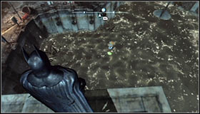 Locate the crane's engine using the Detective Mode #1 and use the Electrical Charge on it - Batman trophies (01-08) - Industrial District - Batman: Arkham City - Game Guide and Walkthrough